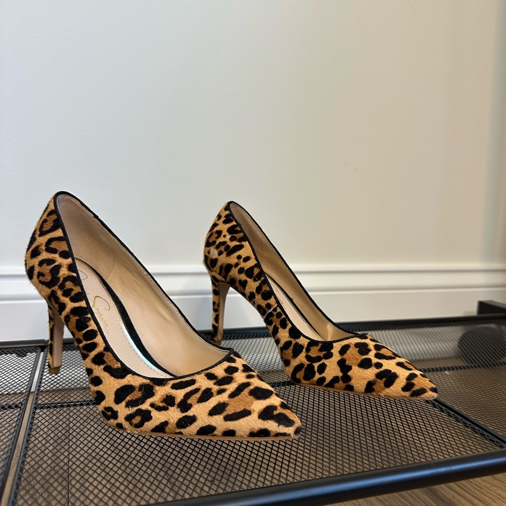 Leopard Print Stiletto Heels